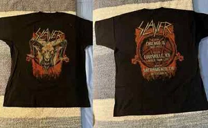 Slayer 2024 North American Tour At Riot Fest - Chicago, IL T-Shirt Cotton Unisex - Picture 1 of 4