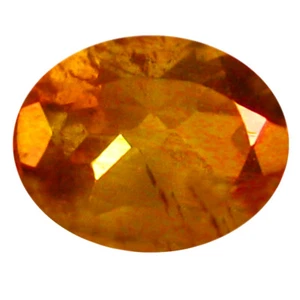 0.39 ct Oval Shape (5 x 4 mm) Brazilian Brownish Orange Andalusite Gemstone - Bild 1 von 1