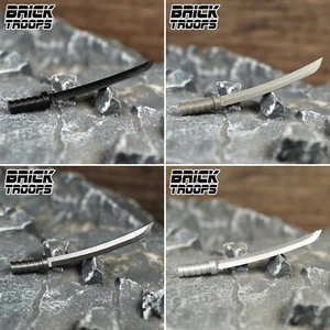 Custom Katana Sword for Minifigures -Pick Color!- Brick Troops Leyile - Picture 1 of 25