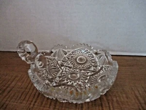 NUCUT Cut Crystal CANDY DISH 5" Diameter - Picture 1 of 2