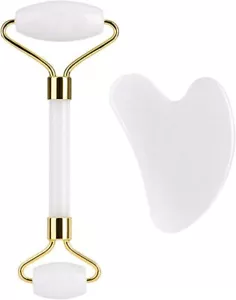 GERDANI Jade Roller for Face and Gua Sha Facial Tools to Reduce Puffiness and - Picture 1 of 2