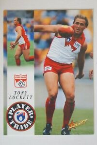 Sydney Swans AFL-VFL Football Select Player Trade Football Card Tony Lockett