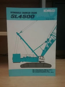 Kobelco Hydraulic Crawler Crane SL4500 Information Book - Picture 1 of 2