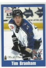 Tim Branham 2007-08 Augusta Lynx (ECHL) 