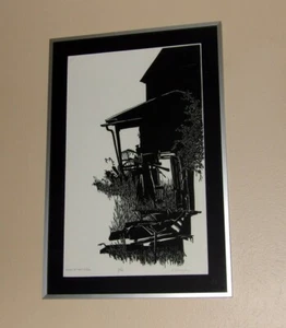 Frank Eckmair "THINGS AS THEY WERE" Limited Edition WOODCUT 1970'S - Picture 1 of 15