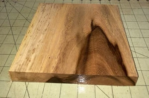 Rare Hawaiian Leopard Tree/Brazilian Ironwood 7+" x 7 1/3" x 1" (#888) Arboretum - Picture 1 of 6