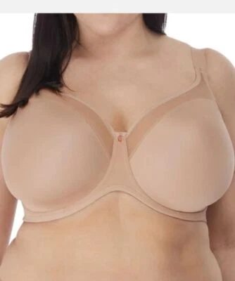 Elomi Smooth Bra 4301 Underwired Unlined Black T-shirt  nude New no tags - Image 1 of 2