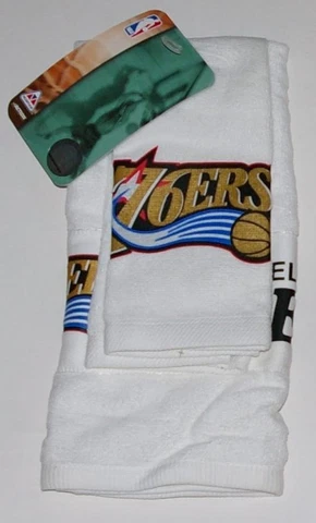 2 pc Philadelphia 76ers Kitchen Towel Set 11X18 & 16x24 Cover