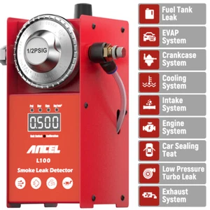 ANCEL L100 Car EVAP Smoke Machine with Digital Display for Vacuum Leaks Tester - Picture 1 of 8