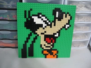 LEGO DISNEY GOOFY MOSAIC NEW 10 X 10 READY FOR A FRAME - Picture 1 of 3