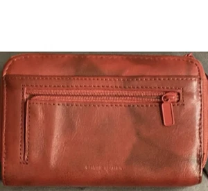 Julia Buxton Double Zip indexer Wallet 393W11 Red - Picture 1 of 5