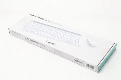 Logitech MK470 Slim Wireless - Graphite Compact USB KEYBOARD & MOUSE Combo L23 - Image 1 of 4