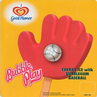 Barra de helados vintage de buen humor para jugar burbujas, pegatina para camión de helados 6"x6" Foto 1 de 4