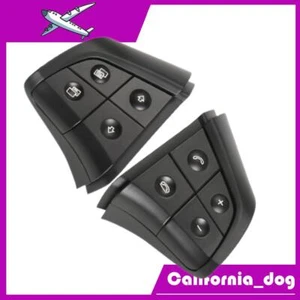 1Pair Black 4 Buttons Steering Wheel Control Switch For Mercedes-Benz W164 W251 - Picture 1 of 8