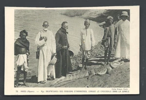 Mysore Hunting Crocodile Mission Karnataka India 1920s - Picture 1 of 1