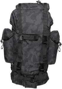 MOCHILA CAMO NEGRO 65 LITROS 100% POLIESTER 30253K MF2 - Imagen 1 de 1