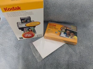 KODAK EASYSHARE PH-160 4 COLOR print pictures CARTRIDGES PLUS 4 X 6 PHOTO PAPER - Picture 1 of 3