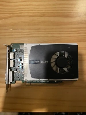 NVIDIA QUADRO 2000 GPU,  PCIe 2.0 x16, 128Bit, 1GB GDDR5, DVI & 2x DISPLAY PORTS - Image 1 of 4