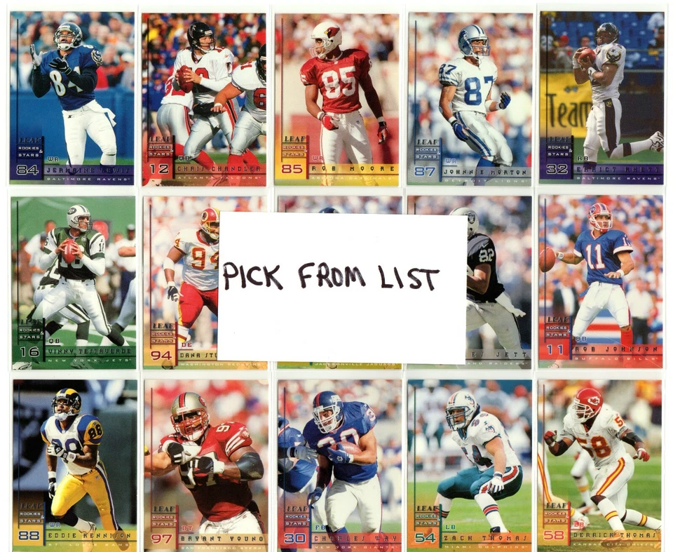 1998 LEAF ROOKIES ANS STARS SINGLES ---------------PICK FROM LIST--------------- - Image 1 of 1