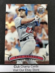 1996 #63 Eric Karros Topps Stadium Club Dodgers - Imagen 1 de 2