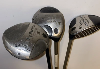 Womens Right-Handed Callaway Fairway Wood Set (5,7,9) - Graphite Ladies Flex - Image 1 of 4