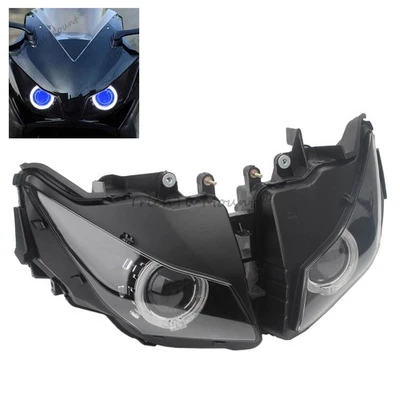 Faro completo blanco ojo de ángel azul diablo para Honda CBR1000RR 2012-2016 Foto 1 de 4