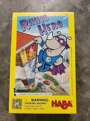 HABA Rhino Hero A Heroic Stacking Card Game for Ages 5 and Up New! - Image 1 of 2