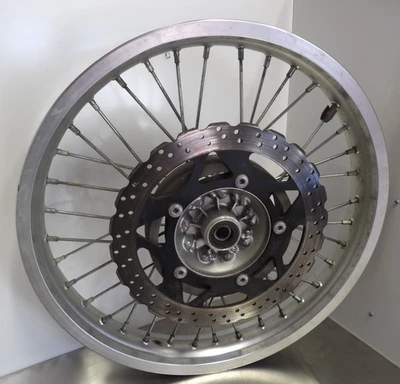 Llanta delantera 17-23 Kawasaki Versys X KLE 300 con rotor de freno 41034-0587-458 Foto 1 de 4