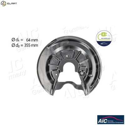 SPLASH GUARD BRAKE DISC 56168 FOR SKODA OCTAVIA/II/Combi LAURA SUPERB VW 2.0L - Image 1 of 4