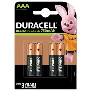 Pilas Recargables DURACELL LR03 750 mAh - Imagen 1 de 1