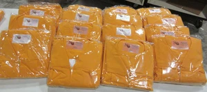 Lot of 16 Matte Gold PLUS 3 (6'0"-6'5" 325 lb+) Graduation Cap Gown Ensembles - Picture 1 of 3