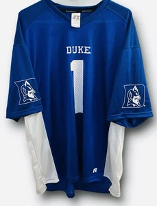 DUKE BLUE DEVILS Vintage 90s NCAA #1 Football Jersey Gr. XL RARE/University - Bild 1 von 3