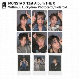 MONSTA X The 13th Mini Album THE X Withmuu LuckyDraw Photocard Polaroid KPOP - Picture 1 of 19