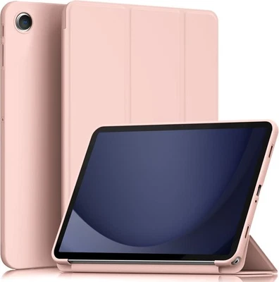 Magnetic Silicone Trifold Case For Samsung Galaxy Tab A7 - Lite A8 A9 - Plus A11 - Image 1 of 4