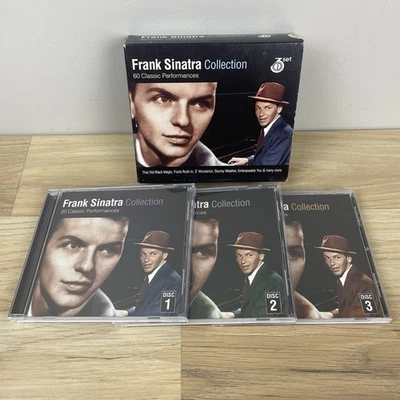 Frank Sinatra Collection CD, 60 Classic Performances 3x CD Box Set Diamond Colle - Image 1 of 4
