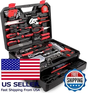 325-Piece Home Repair Tool Kit, Auto & Household Tools with Storage Case - Picture 1 of 7
