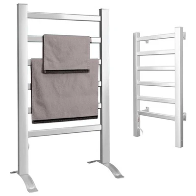 Scaldasalviette Termoarredo Elettrico Bagno 2in1 Asciugabiancheria 6 Elementi - Immagine 1 di 4