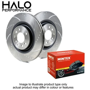 Fiesta 1.0 Ecoboost MK7.5 Front Dimpled and Grooved Discs With Mintex Pads - Picture 1 of 2