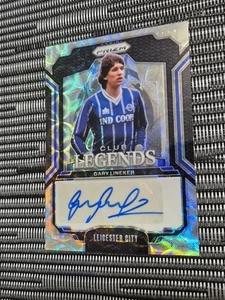 2024-25 Panini Prizm EPL Gary Lineker Club Legends Auto Leicester City - Picture 1 of 2