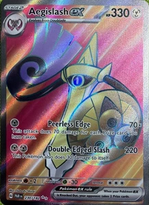Pokemon TCG Aegislash ex 230/182 Paradox Rift - Picture 1 of 2