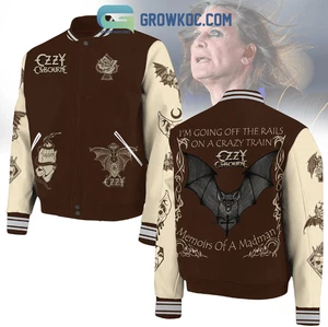 Ozy Osbourne A Madman Baseball Jacket Unisex All Size - Picture 1 of 2