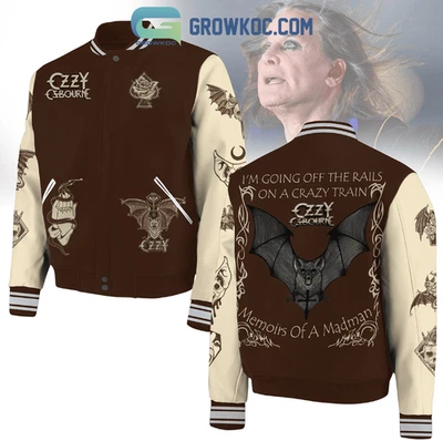 Ozy Osbourne A Madman Baseball Jacket Unisex All Size - Image 1 of 2