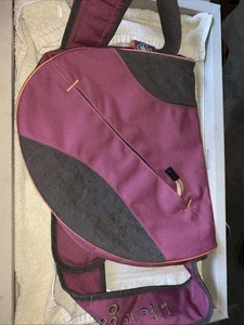 Life Is Good Smile Sling Messenger Schultertasche Lila Wandern Crossbody - Bild 1 von 6