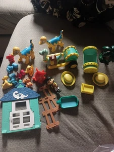 Disney Jr Dino Ranch Toys Lot Action Figures Dinosaurs - Picture 1 of 9