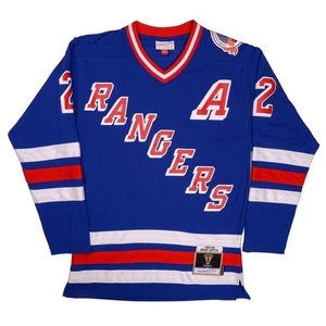 Mitchell & Ness Brian Leetch Blue New York Rangers Blue Line Trikot Herren Small - Bild 1 von 24