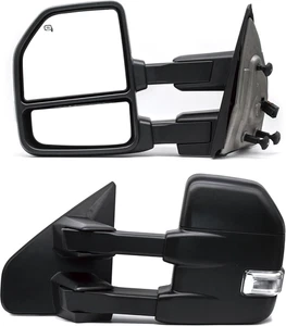 Towing Mirrors Fit for 2004-2006 2007-2014 Ford F150 Pickup Upgrade Style Tow Mi - Picture 1 of 12