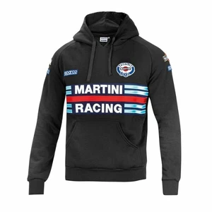 Felpa con Cappuccio Uomo Sparco Martini Racing Nero - Foto 1 di 2