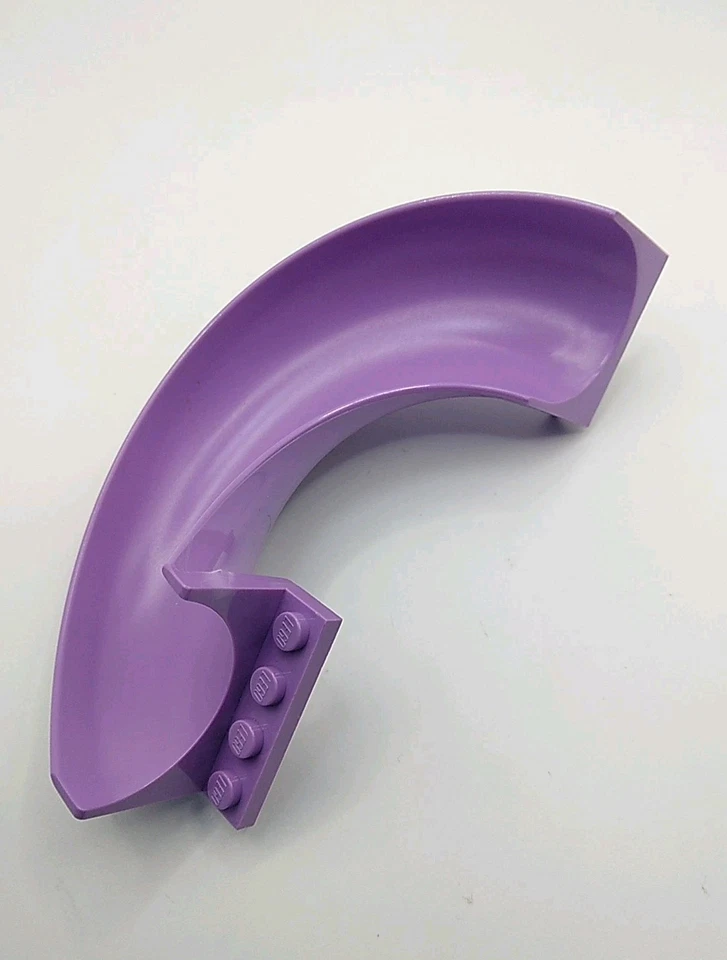 Lego Curvado Espiral Parque Infantil Tobogán Amigos Niñas Mediano Lavanda Princesa Foto 1 de 1