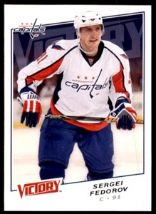 2008-09 Upper Deck Victory Sergei Fedorov Washington Capitals #6
