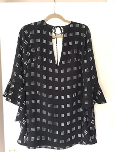c/meo collective dress black and white size S - Picture 1 of 8